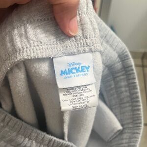 Disney Mickey Light Gray Sweatpants